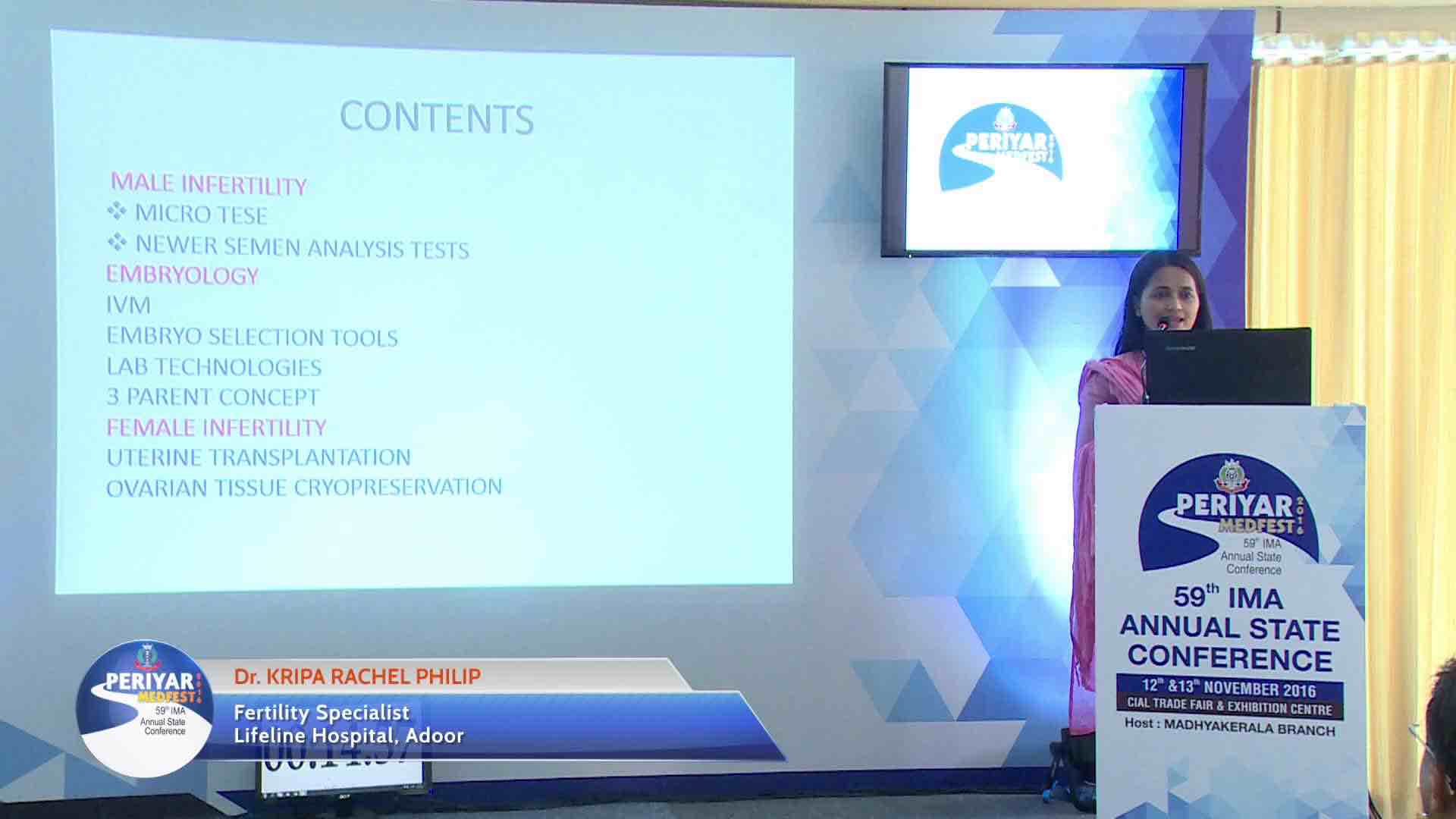 IMA CME 2016 Part-12 - Dr.KRIPA RACHEL PHILIP